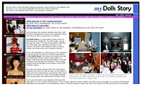 My Dolls Story, Toni Burrough's creative site