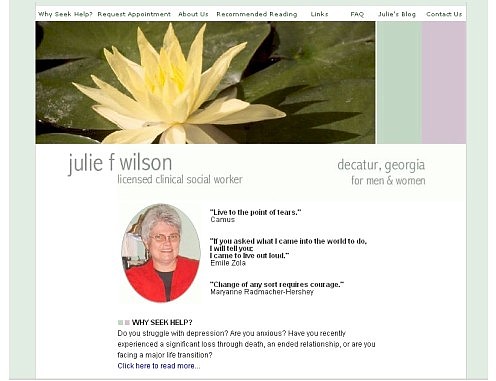 portfolio_pix/Julie F Wilson, LCSW, Psychotherapy Atlanta GA